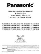 Panasonic TX55HX580EZ Operativní instrukce
