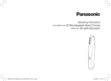 Panasonic ERGD61 Operativní instrukce
