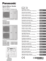 Panasonic WHMXC12H6E5 Operativní instrukce