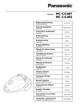 Panasonic MCCG485 Operativní instrukce
