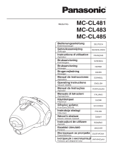 Panasonic MCCL481 Operativní instrukce
