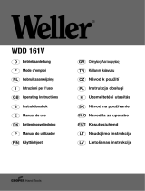 Weller WDD 161V Operating Instructions Manual