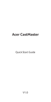 Acer CastMaster(WPS1-H_WPT1-H) Rychlý návod