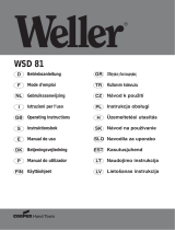 Weller wsd 81 Operating Instructions Manual