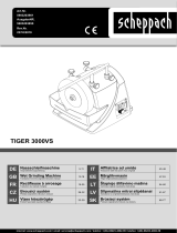 Scheppach TIGER 3000VS Uživatelský manuál