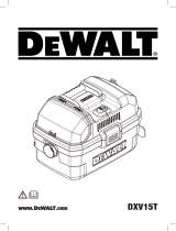 DeWalt DXV15T Uživatelský manuál