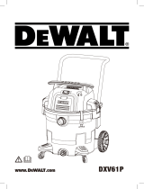 DeWalt DXV61P Uživatelský manuál