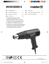 Meister MHG2000-2 Translation Of The Original Instructions