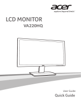 Acer VA220HQ Uživatelský manuál