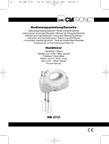 Clatronic HM 2737 Návod k obsluze