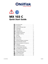 Nilfisk MX 103C Návod k obsluze