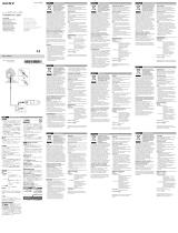 Sony MUC-S12SB1 Návod k obsluze