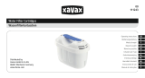 Xavax Water Filter Cartridges Uživatelský manuál