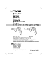 Hitachi W 6VM Uživatelský manuál