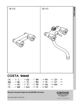 GROHE COSTA trend 26 013 Rychlý návod