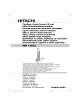 Hitachi WH 14DCL Handling Instructions Manual