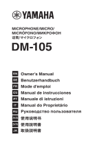 Yamaha DM-105 Návod k obsluze