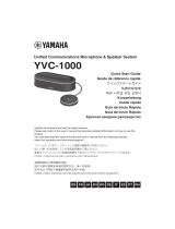 Yamaha YVC-1000 Rychlý návod