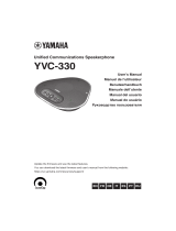 Yamaha YVC-330 Uživatelský manuál