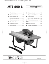 Meister MTS 600 B Uživatelský manuál