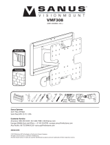 Sanus VisionMount VMF308 Uživatelský manuál