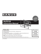 Sanus VLF510 Uživatelský manuál