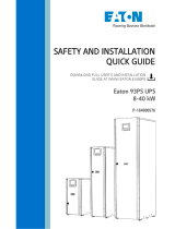 Eaton 93PS Safety And Installation Manual