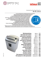 Martin Yale intimus 20sc3 Operating Instructions Manual