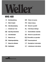 Weller whs 40d Operating Instructions Manual