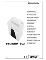 HSM SECURIO B22 Operativní instrukce