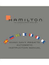 Hamilton Khaki Navy Regatta Automatic Uživatelský manuál