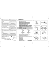 Hitachi WH 14DL Handling Instructions Manual