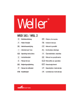 Weller wsl 2 Operating Instructions Manual