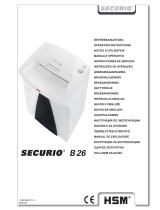 HSM SECURIO B26 Operating Instructions Manual