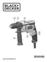 Black & Decker BDHD500 Uživatelský manuál