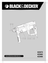 Black & Decker KD985 Uživatelský manuál