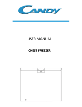 Candy UM CHAE1024W Chest Freezer Uživatelský manuál