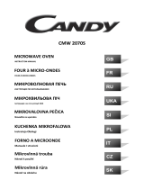 Candy CMW2070 Microwave Oven Uživatelský manuál