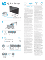 HP E24d G4 FHD Advanced Docking Monitor Rychlý návod