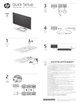 HP M24fwa FHD Monitor Rychlý návod