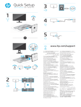 HP X24i Gaming Monitor Rychlý návod