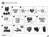 HP Compaq LA2206xc 21.5-inch Webcam LCD Monitor instalační příručka