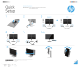 HP EliteDisplay E273q 27-inch Monitor Rychlý návod