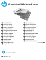 HP ScanJet Pro 4500 fn1 Network Scanner instalační příručka