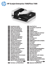 HP ScanJet Enterprise 7500 Flatbed Scanner instalační příručka