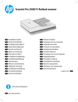 HP ScanJet Pro 2500 f1 Flatbed Scanner instalační příručka