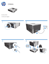HP Color LaserJet Enterprise CP5525 Printer series instalační příručka