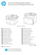 HP Color LaserJet Managed MFP E47528 series instalační příručka