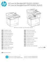 HP LaserJet Managed MFP E62665 series instalační příručka