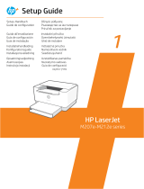 HP LaserJet M207e-M212e Printer series instalační příručka